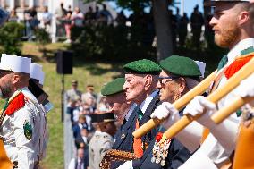 French Foreign Legion on Parade For the Cameron Day - Aubagne