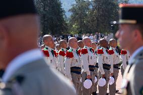 French Foreign Legion on Parade For the Cameron Day - Aubagne