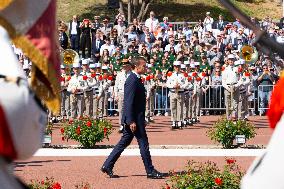 French Foreign Legion on Parade For the Cameron Day - Aubagne