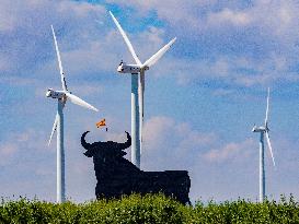 Wind Farm In  Zaragoza - Spain