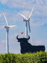 Wind Farm In  Zaragoza - Spain
