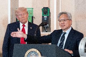 U.S. President Donald Trump Gives Remarks on Investing in America