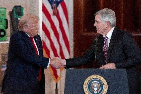 U.S. President Donald Trump Gives Remarks on Investing in America