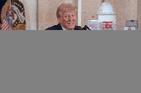 U.S. President Donald Trump Gives Remarks on Investing in America
