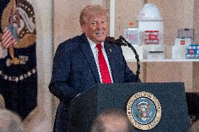 U.S. President Donald Trump Gives Remarks on Investing in America