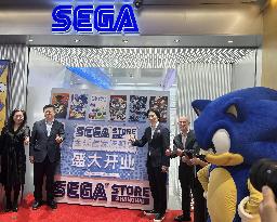 Japan's game maker Sega's 1st permanent shop in Shanghai