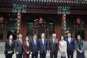 Ex-Komeito party head in Beijing