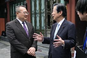 Ex-Komeito party head in Beijing