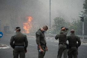 Wildfires Rage Outside Jerusalem - Israel