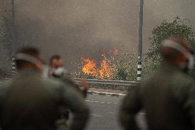 Wildfires Rage Outside Jerusalem - Israel