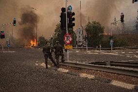 Wildfires Rage Outside Jerusalem - Israel