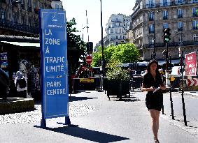 Illustration Limited Traffic Zone - Paris