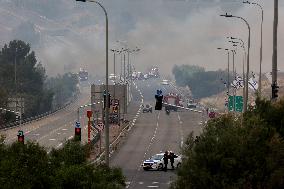Wildfires Rage Outside Jerusalem - Israel
