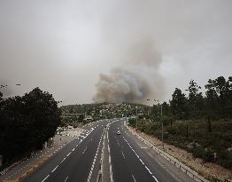 Wildfires Rage Outside Jerusalem - Israel