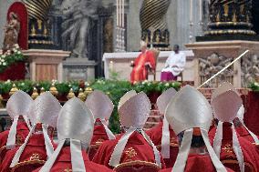 Mass On Fifth Days of Mourning for Late Pope Francis - Vatican