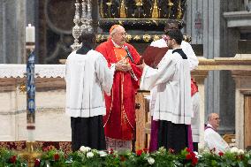 Mass On Fifth Days of Mourning for Late Pope Francis - Vatican