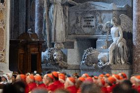 Mass On Fifth Days of Mourning for Late Pope Francis - Vatican