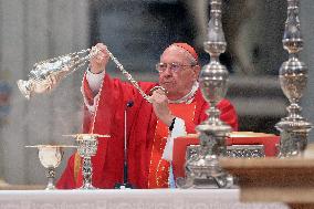 Mass On Fifth Days of Mourning for Late Pope Francis - Vatican