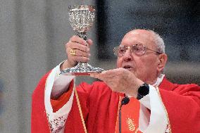 Mass On Fifth Days of Mourning for Late Pope Francis - Vatican