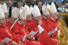 Mass On Fifth Days of Mourning for Late Pope Francis - Vatican