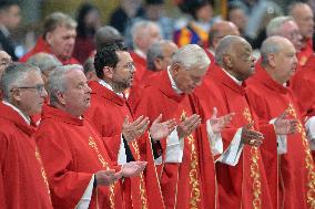 Mass On Fifth Days of Mourning for Late Pope Francis - Vatican