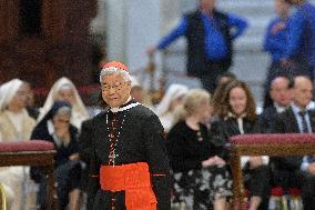 Mass On Fifth Days of Mourning for Late Pope Francis - Vatican