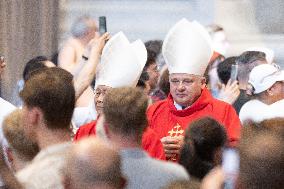 Mass On Fifth Days of Mourning for Late Pope Francis - Vatican