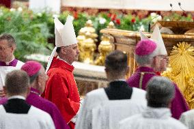Mass On Fifth Days of Mourning for Late Pope Francis - Vatican