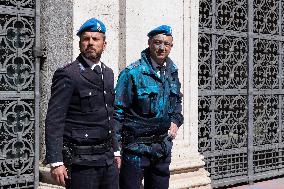 Extinction Rebellion Activists At Ministry of Justice - Rome