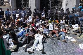 Extinction Rebellion Activists At Ministry of Justice - Rome