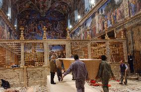 File - Conclave at the Vatican