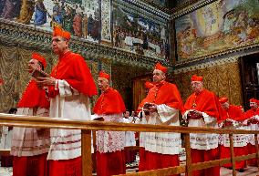 File - Conclave at the Vatican