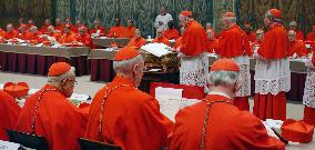 File - Conclave at the Vatican