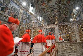 File - Conclave at the Vatican