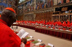 File - Conclave at the Vatican