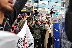 Police Arrest Demonstrators Of May Day March - Istanbul