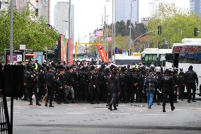 Police Arrest Demonstrators Of May Day March - Istanbul