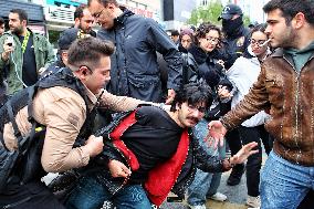 Police Arrest Demonstrators Of May Day March - Istanbul