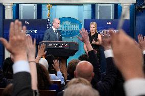 White House press briefing - Washington