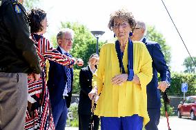 Princess Margriet Opens Exhibition Indigenous Liberators - Netherlands