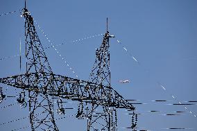 Installation of A High-Voltage Line - Essonne