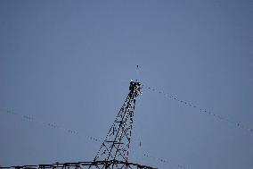 Installation of A High-Voltage Line - Essonne