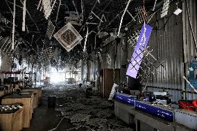 Russian drone strikes Nova Poshta department in Odesa