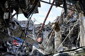 Russian drone strikes Nova Poshta department in Odesa