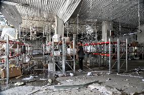 Russian drone strikes Nova Poshta department in Odesa
