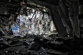 Russian drone strikes Nova Poshta department in Odesa