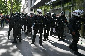 Clashes on May Day Rally in Paris FA