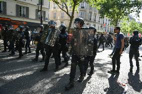 Clashes on May Day Rally in Paris FA