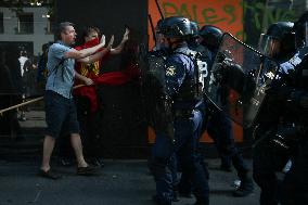 Clashes on May Day Rally in Paris FA