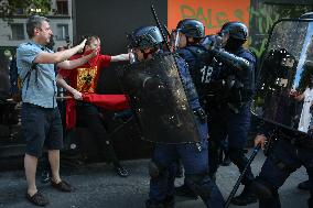 Clashes on May Day Rally in Paris FA